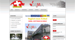 Desktop Screenshot of dema-vertrieb.ch
