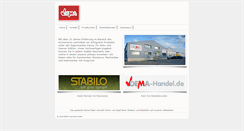 Desktop Screenshot of dema-vertrieb.com